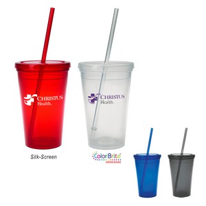 16 Oz. Sunsplash Double Wall Tumbler