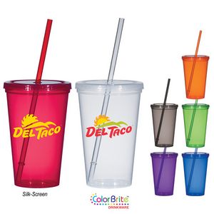 [5872] 22 Oz. Sunsplash Single Wall Tumbler