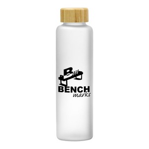 20 Oz. Belle Glass Bottle With Bamboo Lid