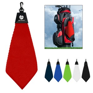 [6073] Grip Dry Waffle Golf Towel
