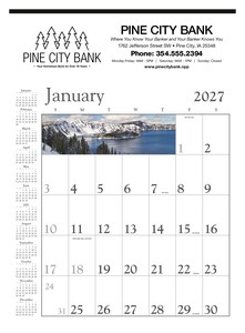 [6107] Triumph® Calendars Decorator Memo (White) Calendar