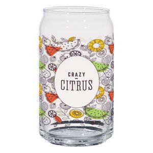 [66016] 16 Oz. Full Color Ale Glass Can