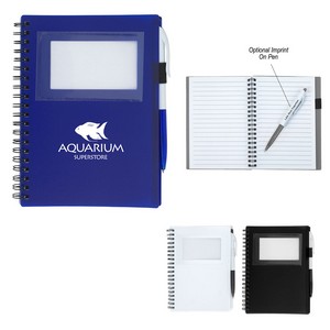 [6920] Spiral Notebook With Id Window