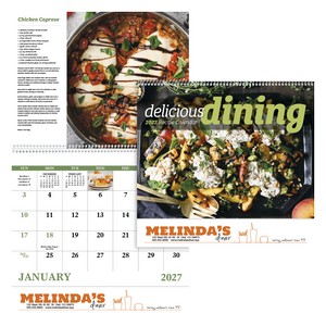 [7031] Good Value™ Delicious Dining - Spiral Calendar