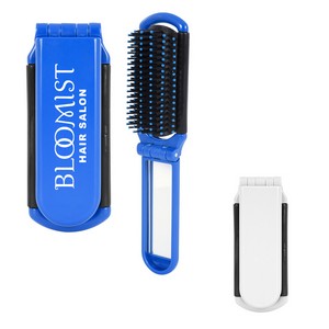 [7111] Kwik-fix Folding Brush With Mirror