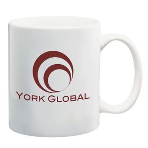 [7124] 11 Oz. White Ceramic Mug