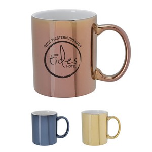 [7189] 12 Oz. Iridescent Ceramic Mug