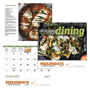[7231] Good Value™ Delicious Dining - Stapled Calendar