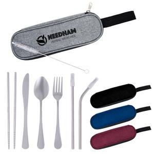[75001] Stainless Steel Cutlery Set In Pouch
