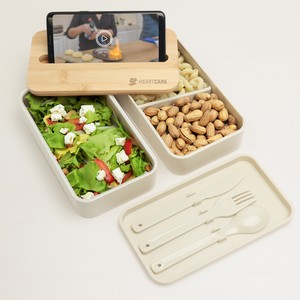 Stackable Bento Box With Phone Stand