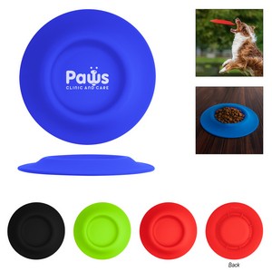 [80027] 2-in-1 Flying Disc Pet Bowl