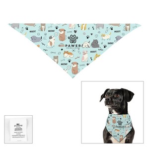 [80033] Full Color Small Triangle Rpet Pet Bandana