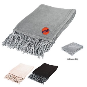 [8028] Chateau Chenille Fringed Blanket