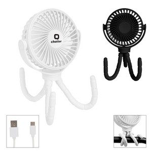[80287] Portable Rechargeable Fan With Flexible Tripod