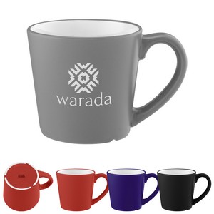 [8168] 12 Oz. Mercer Matte Ceramic Mug