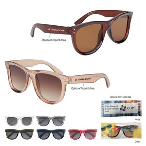 [8221] Ravi Recycled Frame Sunglasses With Inverted Lenses