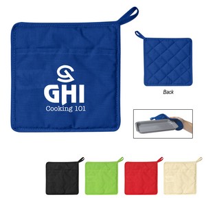 [9001] Quilted Cotton Canvas Pot Holder