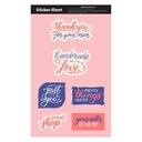Sticket Sheet 11.5" X 7" Custom Shapes