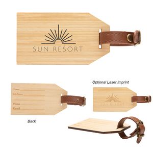 [9753] Outbound Bamboo Luggage Tag
