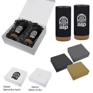 [9882] 16 Oz. Wellington Stainless Steel Tumbler Gift Set