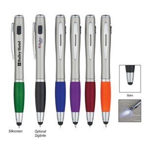 [999] Trio Pen With Led Light And Stylus