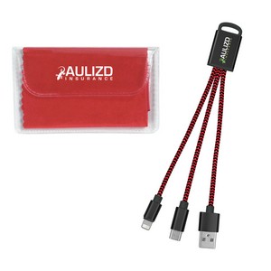 [9992] Braided Charging Buddy & Micro Fiber Cloth Set