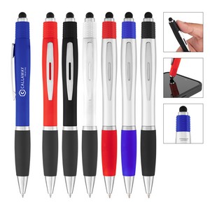 [12996] Rabs Satin Stylus Pen With Spin Top