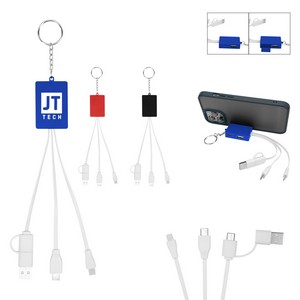 [25269] Multi-charging Cable Usb Hub Keyring