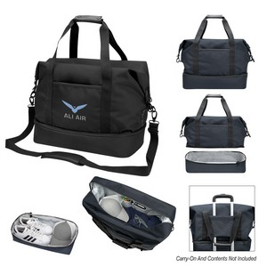 [30180] Cutter & Buck® Travel Collection Drop Bottom Weekender