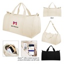 Aware™ 14 Oz. Recycled Cotton Flat Bottom Duffel Bag
