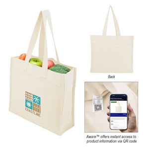 [3258] Aware™ 4 Oz. Recycled Cotton Tote Bag