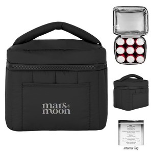 [35165] Luxe Puffer Rpet 9 Can Cooler Bag