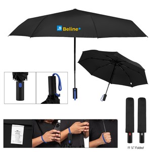 [45015] 42" Arc Rpet Telescopic Folding Umbrella