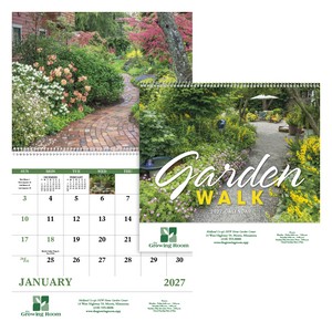 [7077] Good Value™ Garden Walk - Spiral Calendar