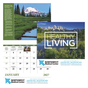 [7273] Good Value™ Healthy Living - Stapled Calendar