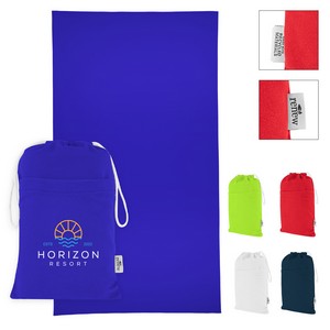 [8085] Sand-free Rpet Beach Towel With Pouch