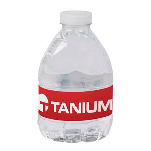 [BW300-K] Flat Cap 8 Oz. Bottled Water
