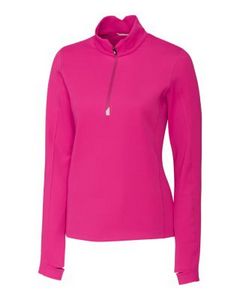 [LCK00033] Cutter & Buck Traverse Stretch Quarter Zip Womens Pullover