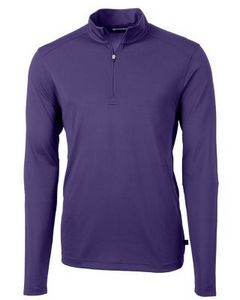 [MCK01187] Cutter & Buck Virtue Eco Pique Recycled Quarter Zip Mens Pullover
