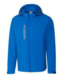 [MQO00067] Clique Milford Waterproof Softshell Full Zip Hooded Mens Jacket