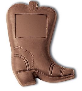 [BOOT-K] Molded Chocolate Cowboy Boot (1 Oz.)