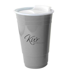 [DRK1490-K] 16 Oz. Insulated Party Cup w/Spillproof Lid