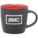 12 Oz. Ceramic Coffee Mug w/Interior Accents