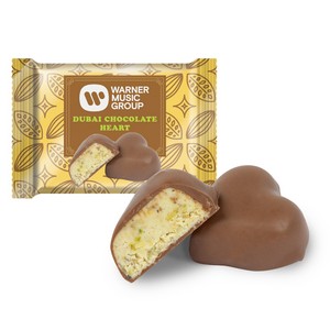 [DUB070-K] Milk Chocolate Dubai Heart- 0.70oz