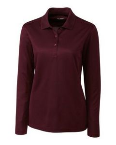 [LQK00068] Clique Ice Pique Women's Long Sleeve Tech Polo