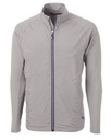 Cutter & Buck Adapt Eco Knit Hybrid Recycled Mens Full Zip Jacket