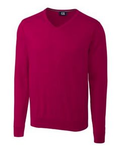 [BCS07726] Cutter & Buck Lakemont Tri-Blend Mens Big and Tall V-Neck Pullover Sweater