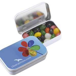 Rectangular Tin w/Assorted Jelly Beans