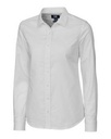 Cutter & Buck Stretch Oxford Womens Long Sleeve Dress Shirt