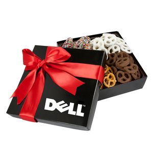 [4CGB-PRET-K] 4 Delight Gift Box w/Assorted Mini Pretzels